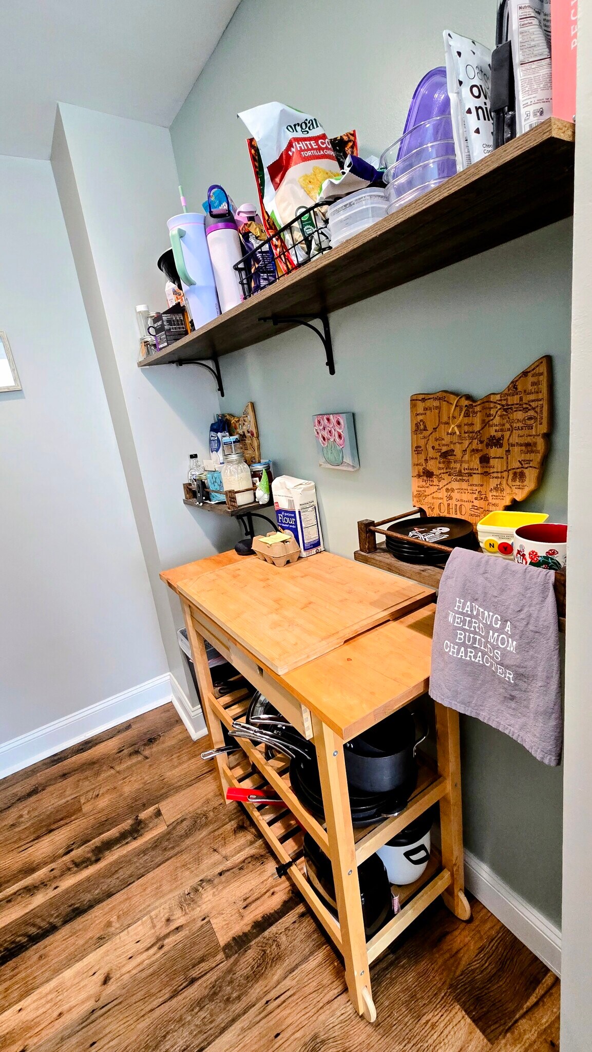 Kitchen, Permanent Shelving - 806 Main St