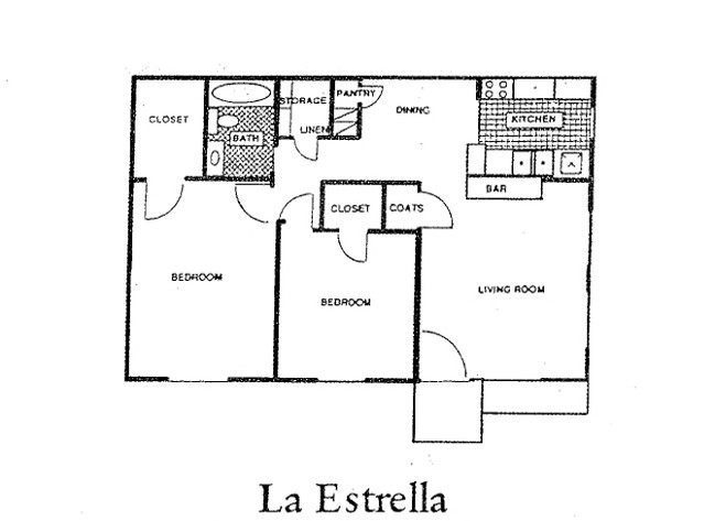 Floorplan - Mariposa Flats Apartments