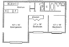 2BR/1.5BA - Pine Tree Apartments