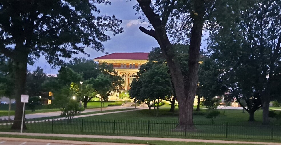 Beautiful view of campus at night - 2522 College St