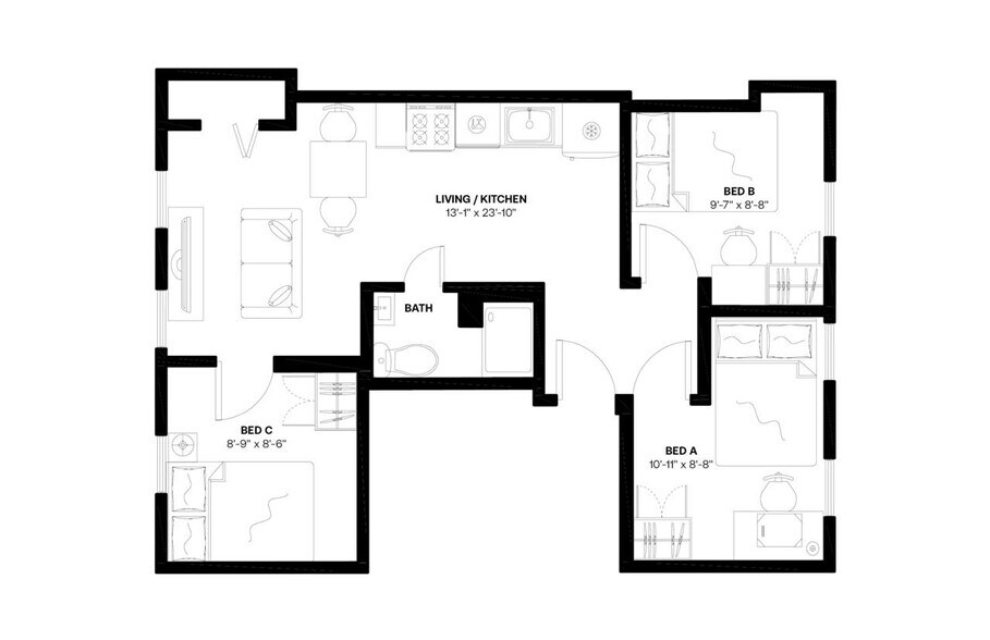 Building Photo - Room in Shared 3 bed/1 bath home in North End