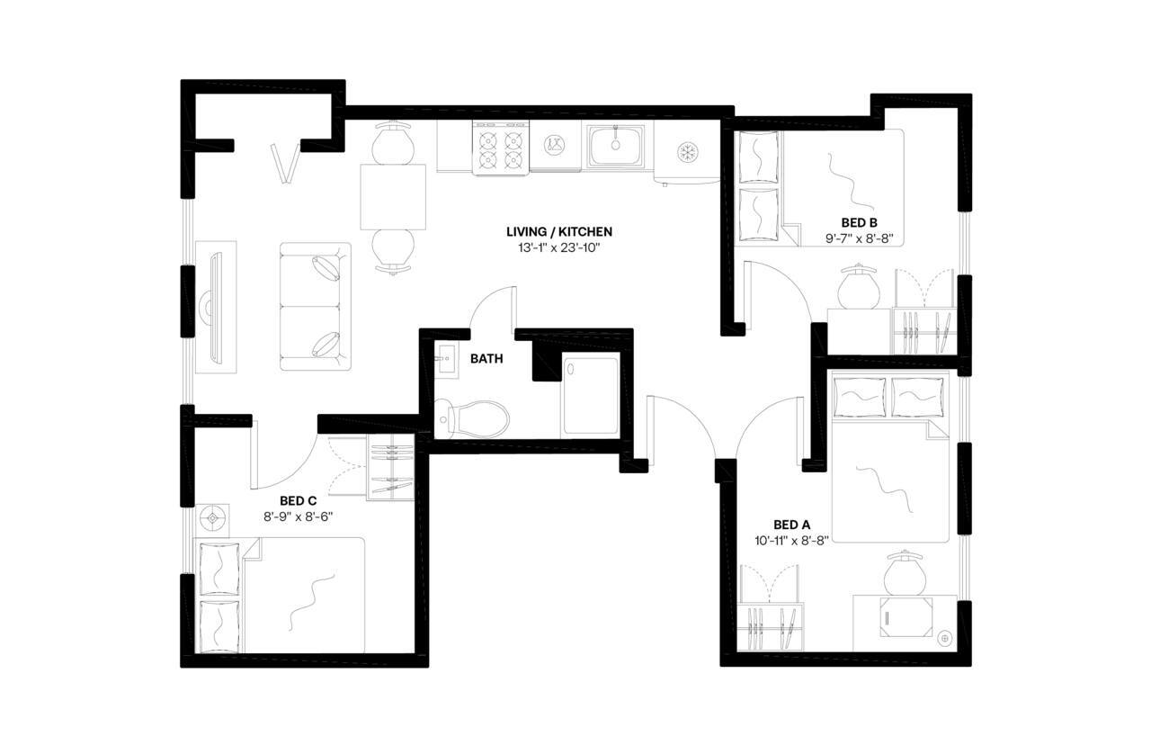 Building Photo - Room in Shared 3 bed/1 bath home