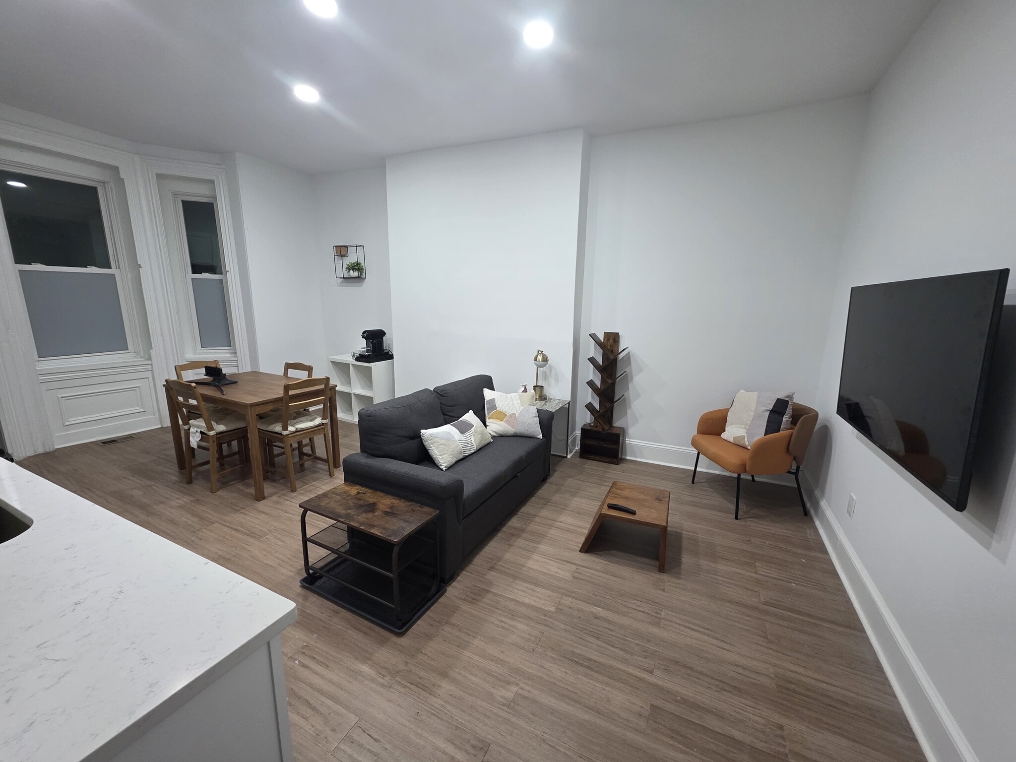 kitchen, dining room, and living space - 313 N 37th St