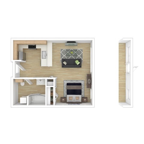 Floorplan - The Noble Apartments