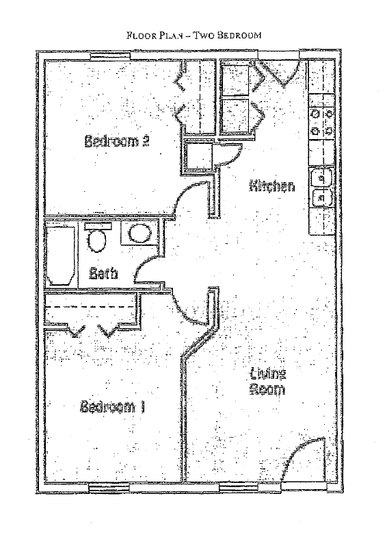 2BR/1BA - Taylor Place Apartments