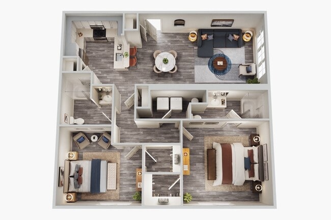 B5 - 2 Bed 2 Bath - Rise Crown View