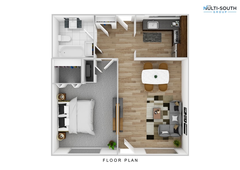 One Bedroom - Emerald Ridge Apartments