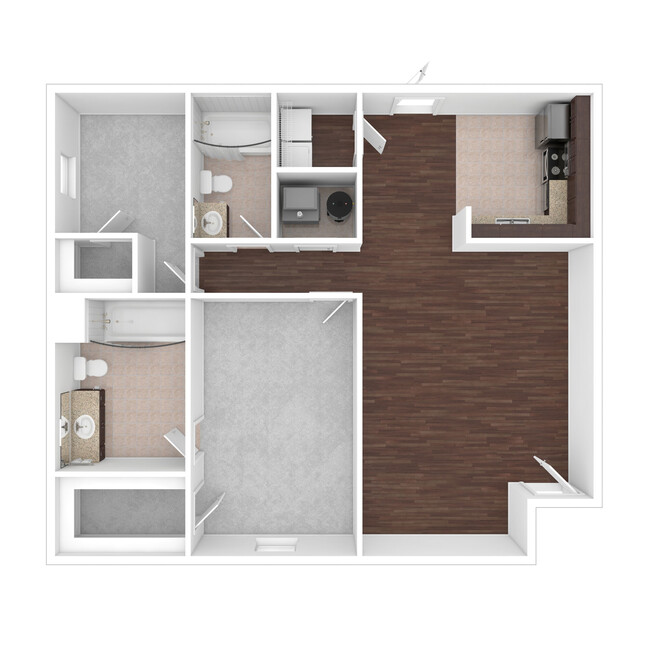 Floorplan - The Woods Apartments