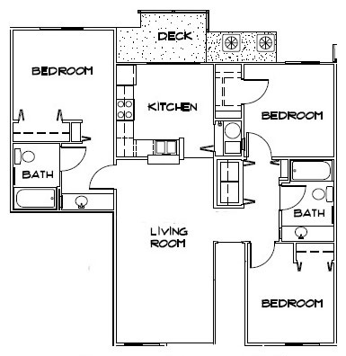 3BR/2BA - Country Ridge Residences