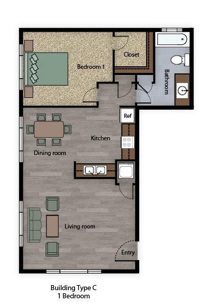 Floorplan - Mutual Housing on the Greenway