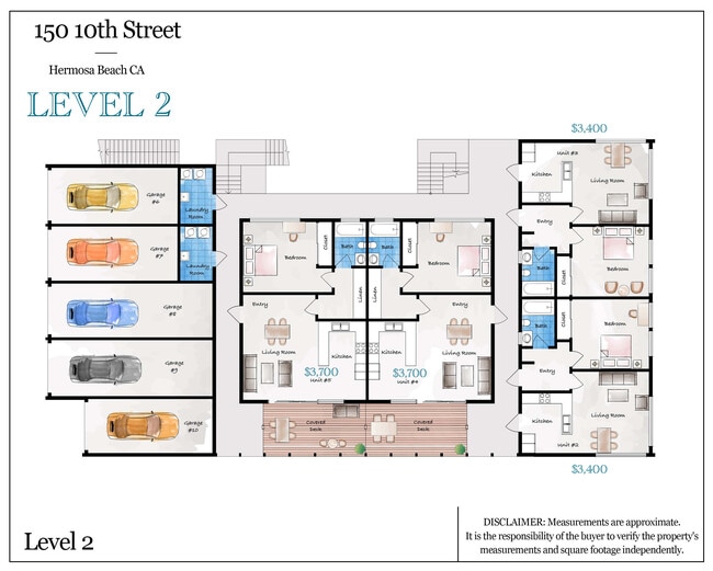 Floorplan - Sea Skiff Apartments – Best Ocean View in Hermosa Beach