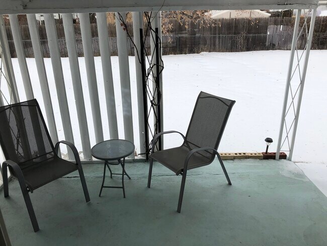 back yard - 891 S Taft St