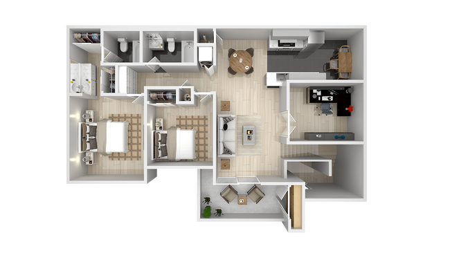 Floorplan - The Resort at Encinitas Luxury Apartment Homes