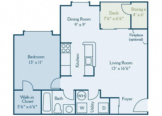 Floorplan - Kingscrest Apartments