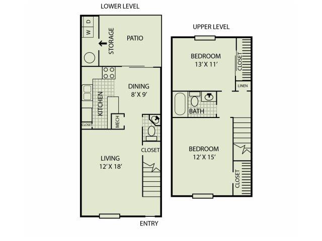 Floorplan - Sherwood Station Apartments