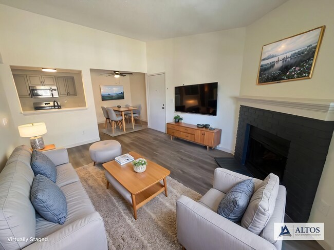 Building Photo - GORGEOUSLY REMODELED 2 bed 2 bath on 3rd floor with vaulted ceiling and skylight and in unit W/D!!
