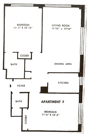 Apartment F - Parkway House