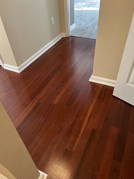 Hardwood floors, closer look. - 45 Sycamore Ave