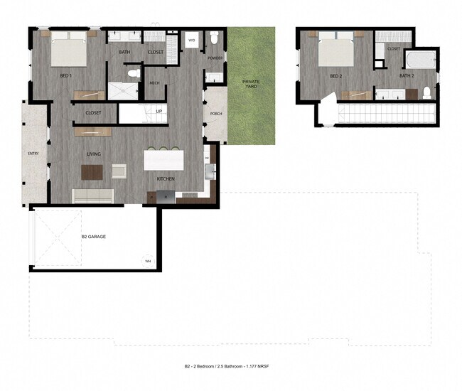 Floorplan - parcHAUS at Mustang Drive