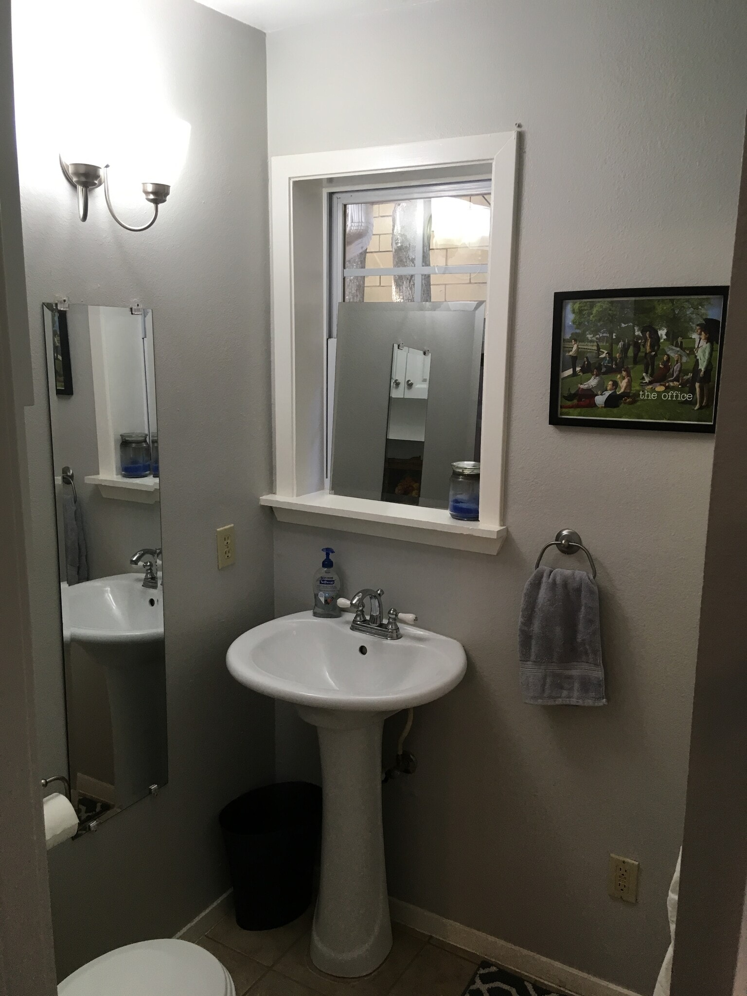 Full bath with shower off of living room. - 4302 Duval Street