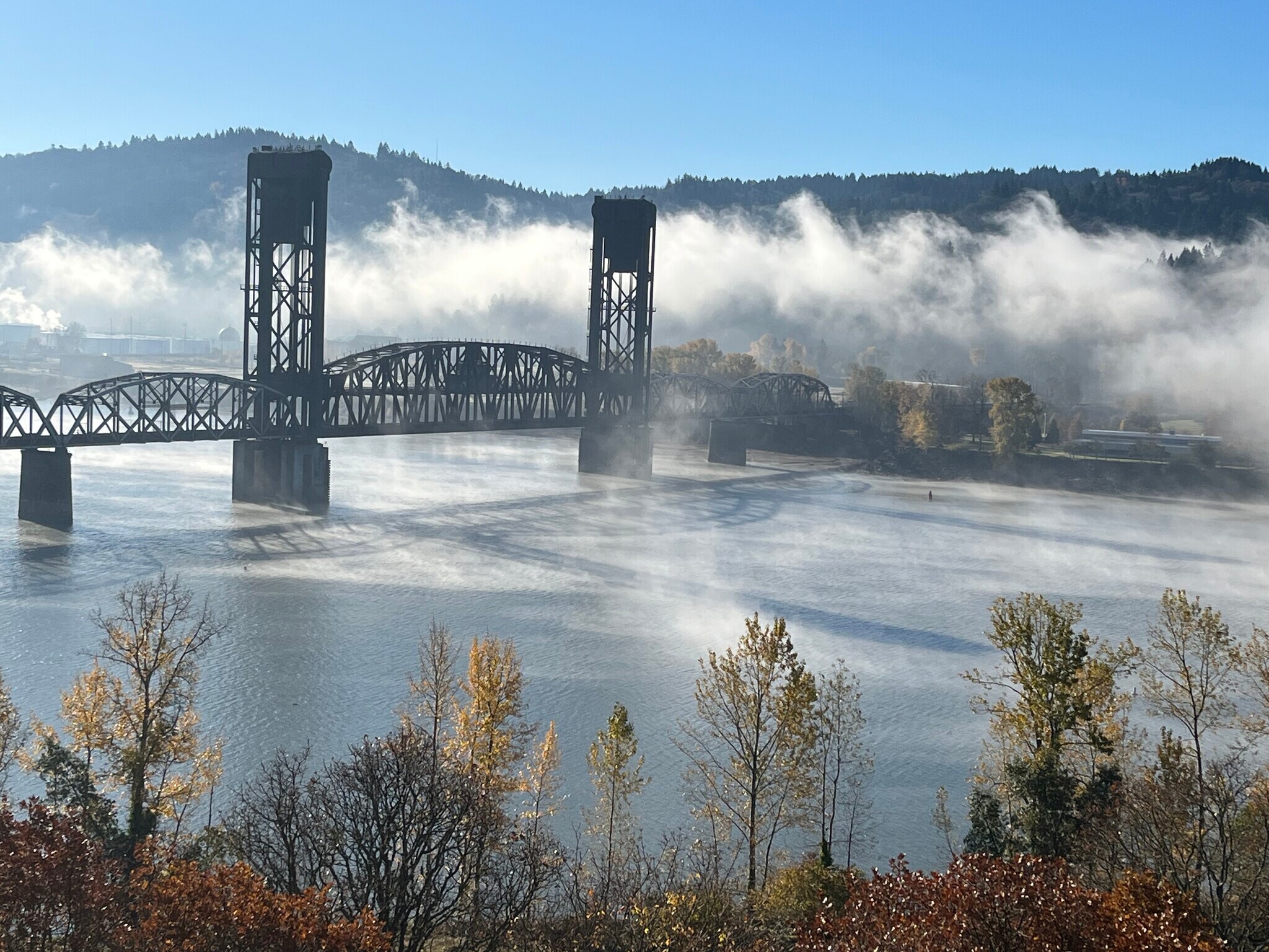 Morning fog on the Willamette - 7511 N Edgewater Ave