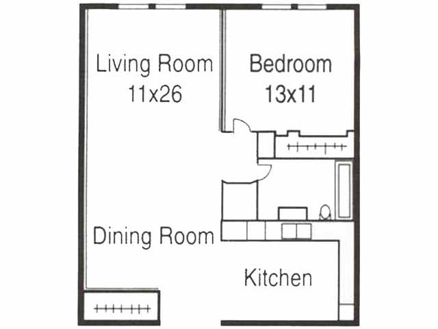 1BR/1BA - Royal James Plaza