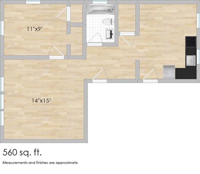 Floorplan - 411-419 Thatcher Ave.