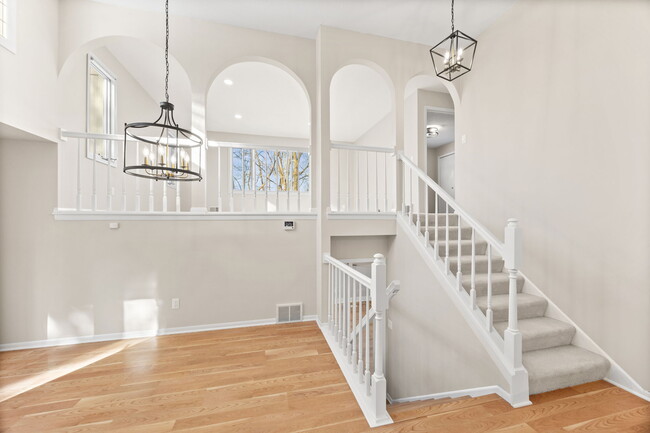 Dining and upper level living room - 17800 Frommes Cir