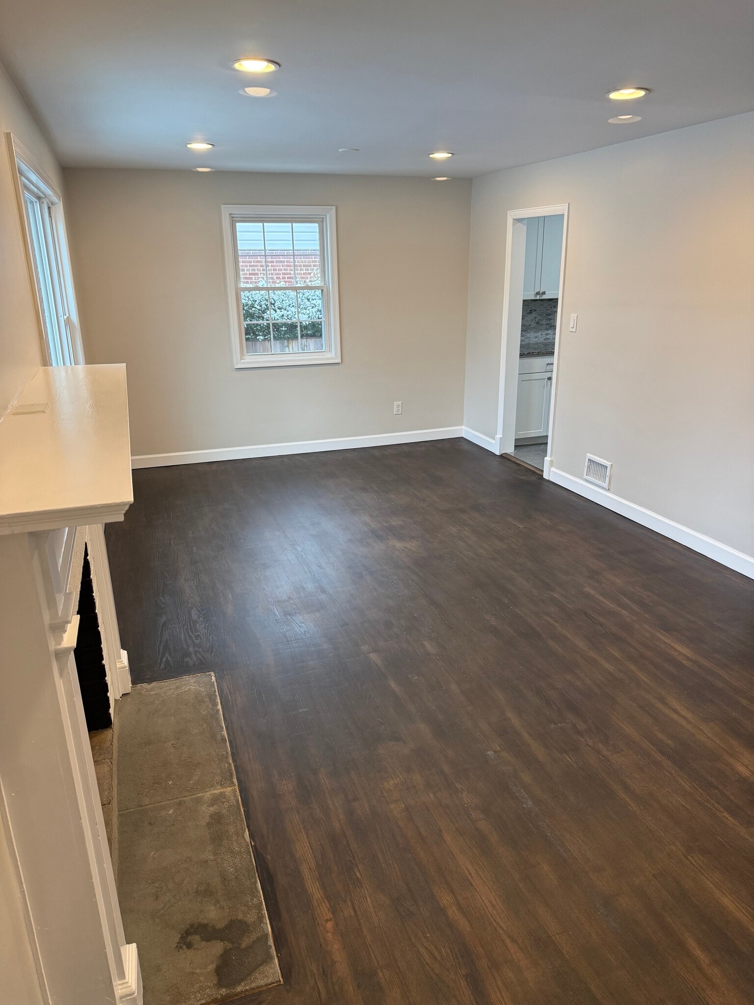 Living room from front door - 4915 Strathmore Ave