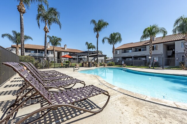 Poolside at Sedona Apartment Homes in Moreno Valley, CA 92553 - Sedona Apartment Homes