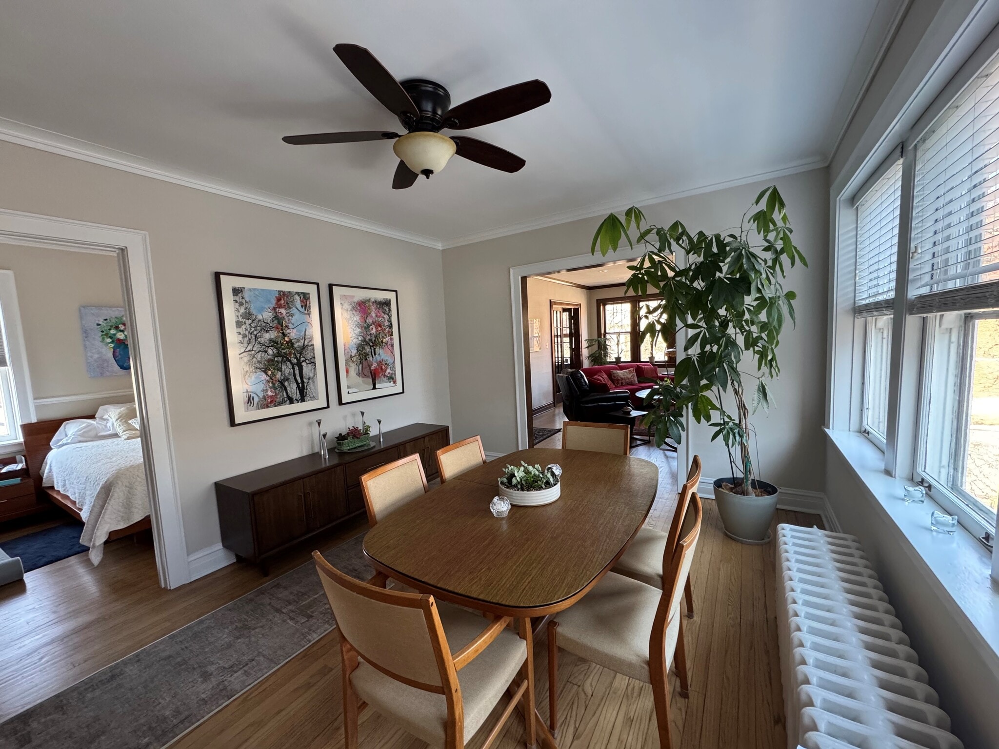 Dining Room looking toward LR - 114 South Blvd
