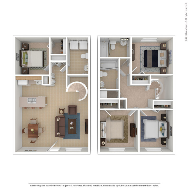 Floorplan - La Vista Oaks Apartments