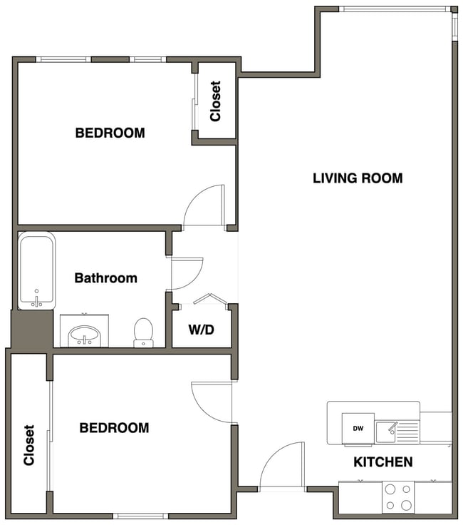Floorplan - Jackson Courtyard