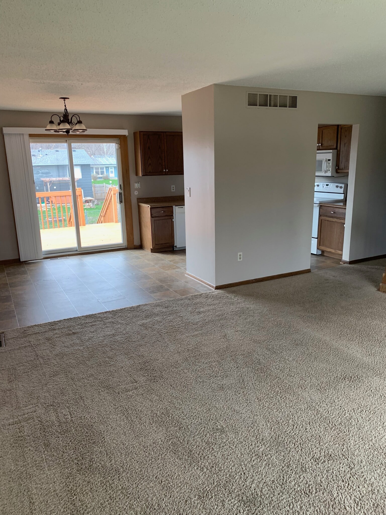 Dining open to living room - 613 30th St NE
