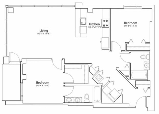 Floorplan - The Morgan at Loyola Station