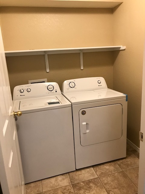 Laundry with NEW washer/dryer - 6524 Cold Water Dr