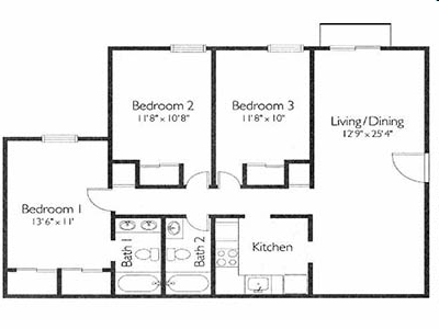 3BR/2BA - Rolling Hills - All Utilities Included