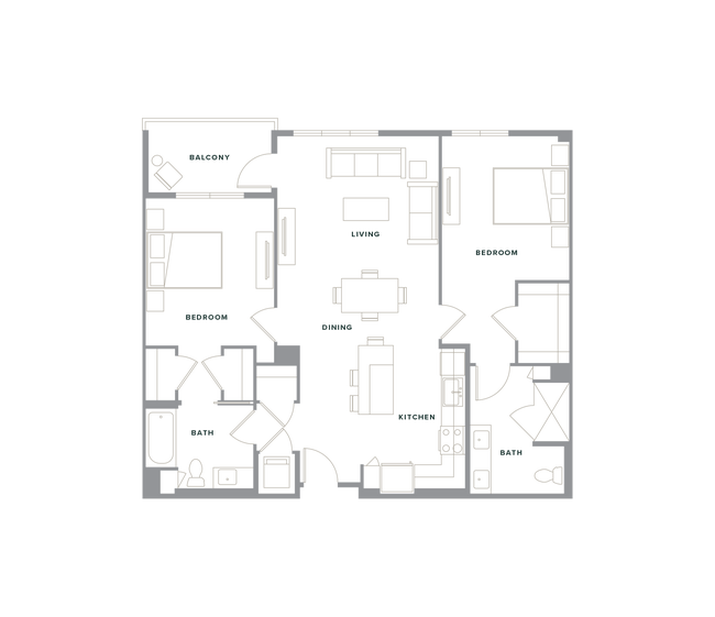 Floorplan - The Crosby at Hollywood Park