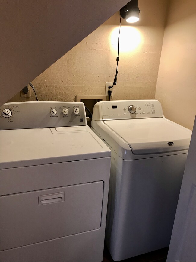 First floor in unit laundry with washer and dryer provided - 716 Heavens Dr