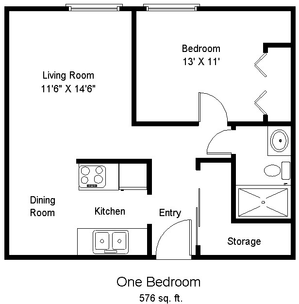 Floorplan - Larson Commons