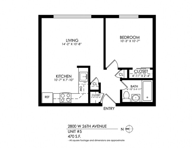 Floorplan - 2800 W 26th