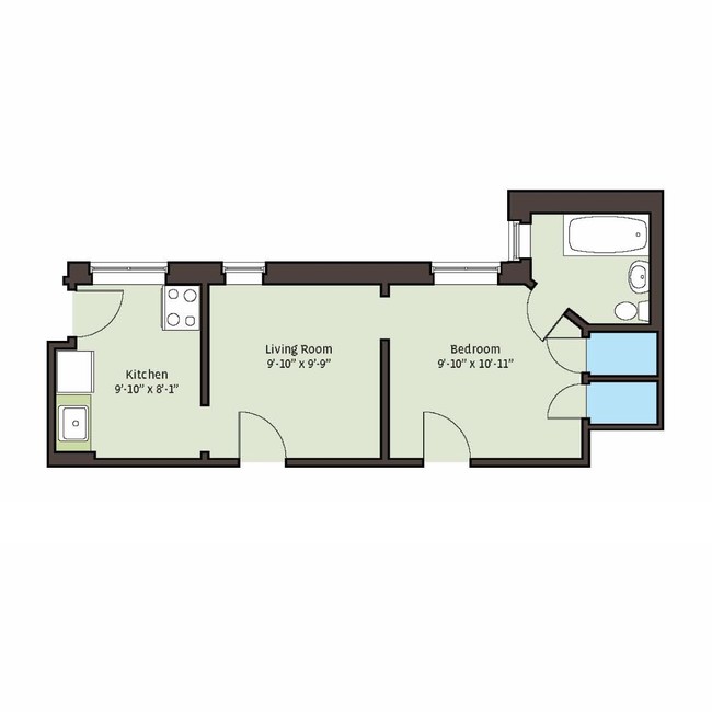 Floorplan - 5049 S. Drexel Boulevard