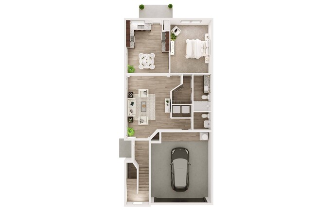 Floorplan - Townes on Tenth Townhomes