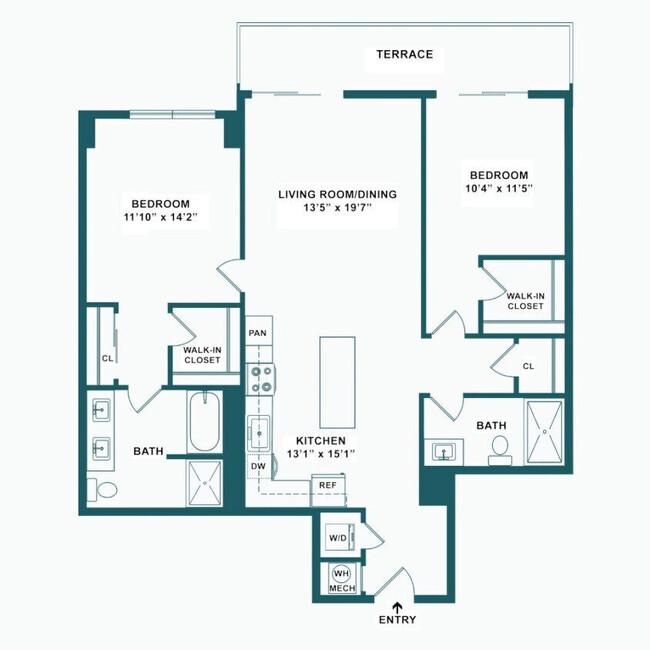 Floorplan - Slate Hallandale Beach