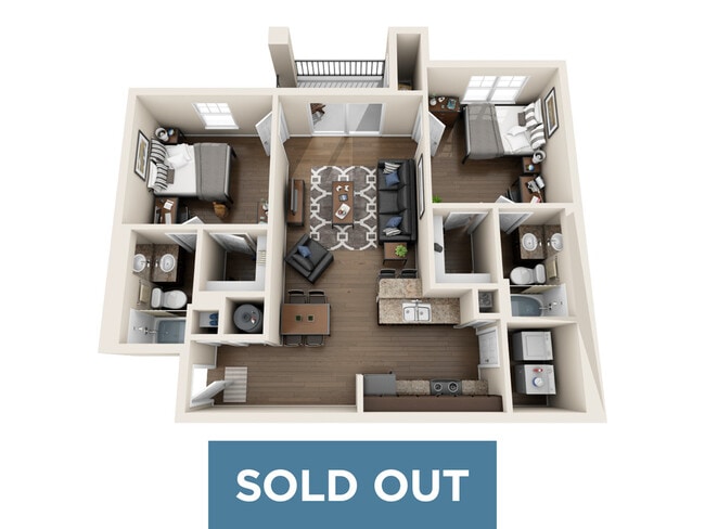 2 Bedroom | 2 Bathroom - The Hudson