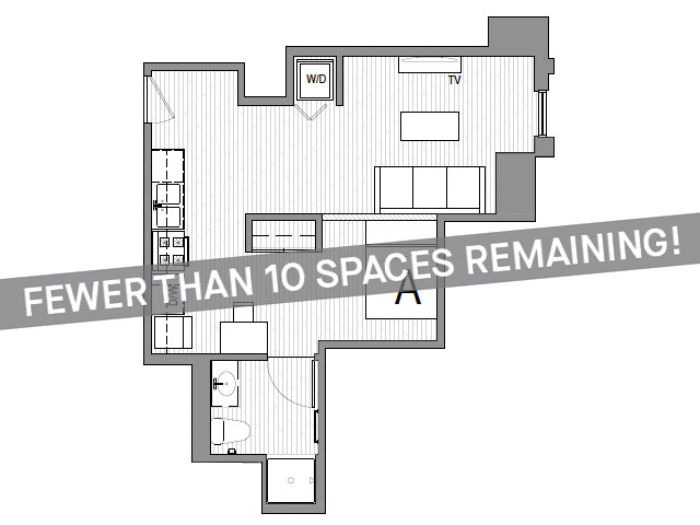 1x1 C - Fewer than 10 Spaces Remaining! - Student | Rise at Riverfront Crossings