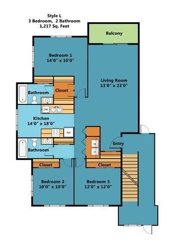 Floorplan - SummerField Thief River Falls Townhomes