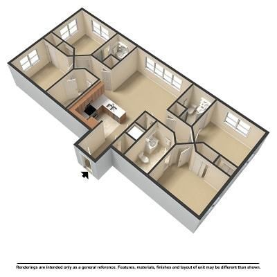 Floorplan - 105 Friendly Apartments