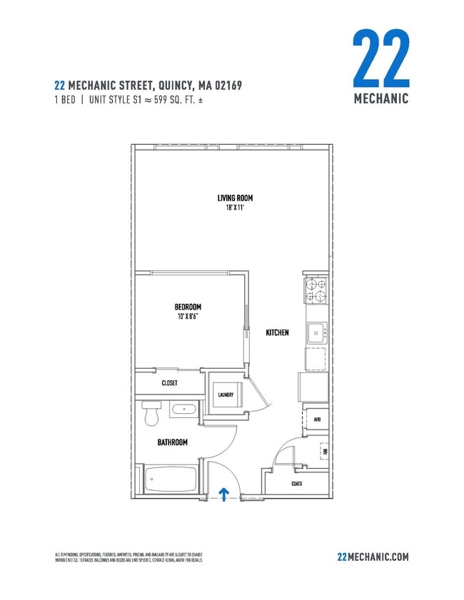 Floorplan - 22 & 28 Mechanic Street