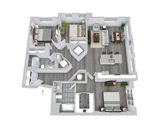 Floorplan - The Residences at Forest Glen